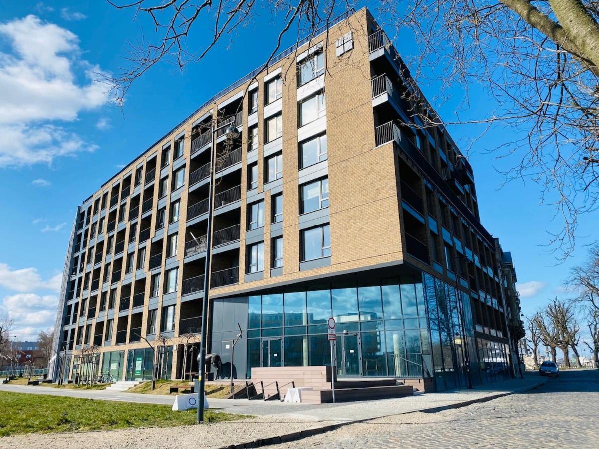 Apartamenty S&S Chlebova Gdansk Z Widokiem Na Rzeke Motlawe, Stare Miasto Екстер'єр фото
